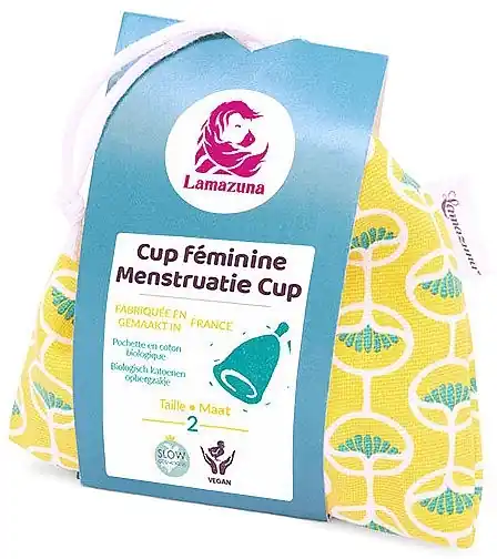 Hygienic Menstrual Cup, size 2, yellow case - Accessories
