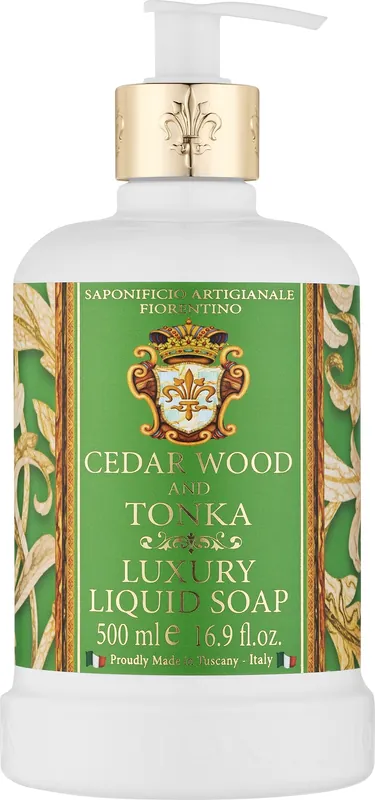 Natural Liquid Soap "Cedar & Tonka Beans" - Bath and Body