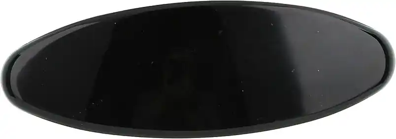 Oval Hair Clip, black - Accessories