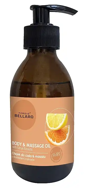 Body & Massage Oil with Citrus Extracts - Bath and Body