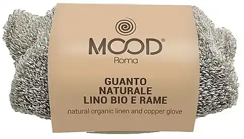Natural organic linen and copper sponge glove - Accessories
