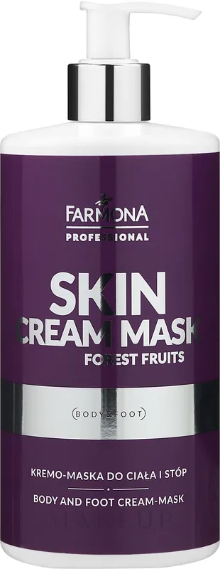 Body & Foot Cream Mask with Wild Berry Scent - Bath and Body