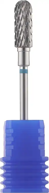 Tungsten Nail File Drill Bit, rounded cylinder, 5 mm, blue - Accessories
