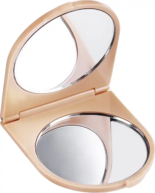 Pocket Mirror 14x6 cm, beige - Accessories