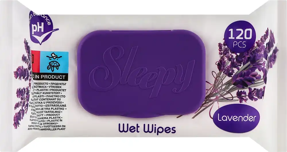 Lavender Wet Wipes, 120 pcs. - Accessories