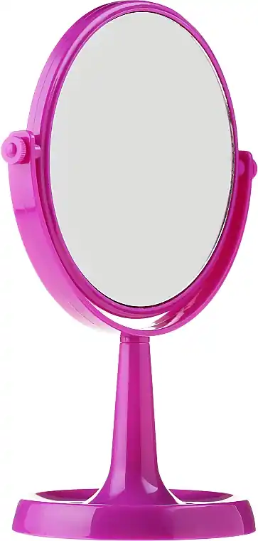Stand Mirror 85734, round, 15.5 cm, purple - Accessories