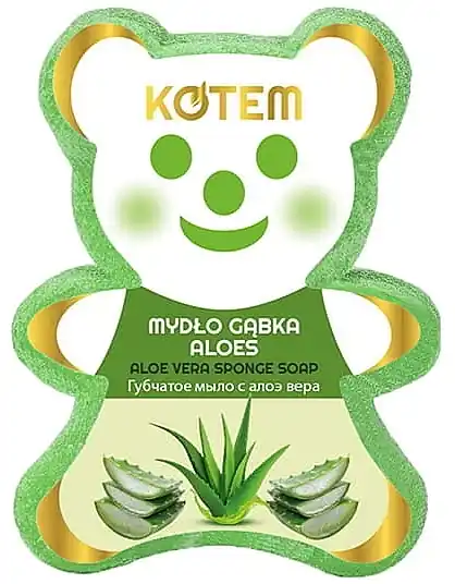 Children's sponge soap 'Aloe Vera' - Bath and Body
