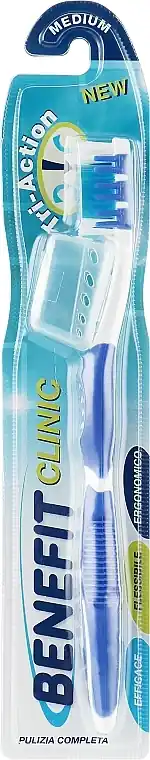 Triple Action Toothbrush, blue - Bath and Body