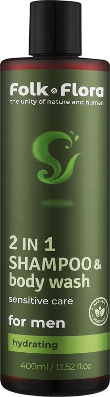 2-in-1 Moisturizing Shampoo & Shower Gel for Men