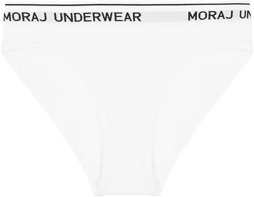 Women's Cotton Panties with Wide Elastic Waistband, 1 pc., white - Clothes