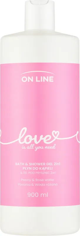 2in1 Love Bath Gel & Foam - Bath and Body