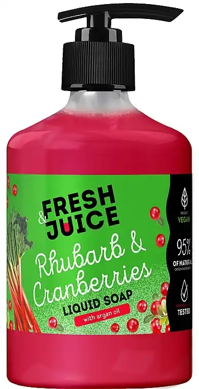 Rhubarb & Cranberry Liquid Soap - Bath and Body