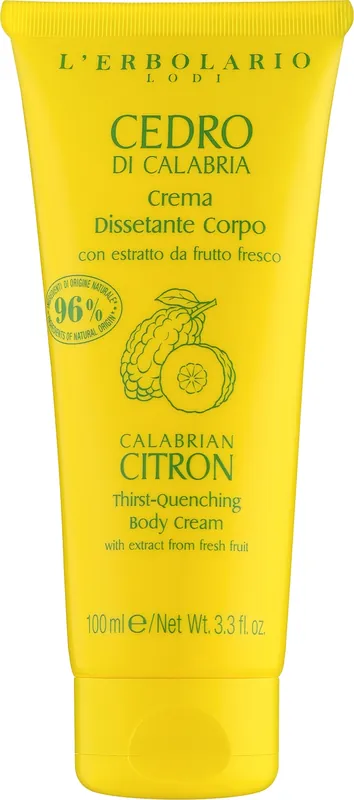 L'Erbolario Calabrian Citron Body Cream - Bath and Body