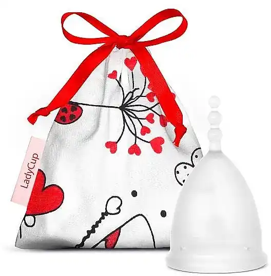 Menstrual Cup, L size, transparent - Accessories