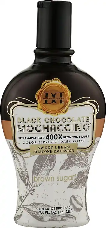Creamy Souffle with Ultra-Dark Bronzers, Roasted Coffee Bean Extract, Dark Caramel & Whipped Cream