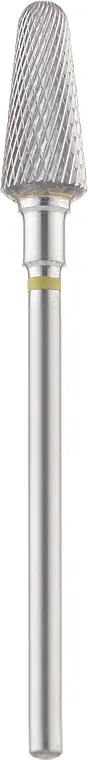 Tungsten Nail File Drill Bit, rounded cone, 6 mm, yellow - Accessories
