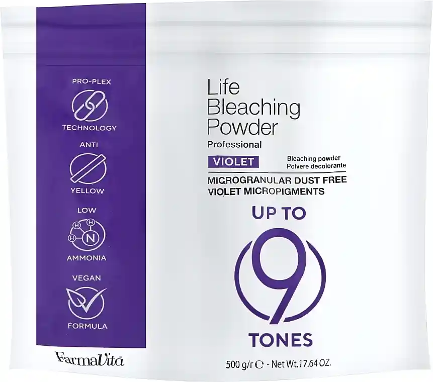 Purple Bleaching Powder with Amino Acids - Hair