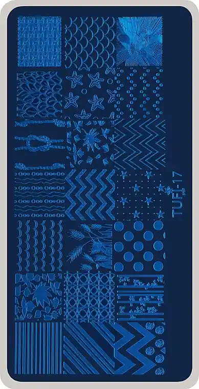 Stamping Plate, No. 17 - Nails
