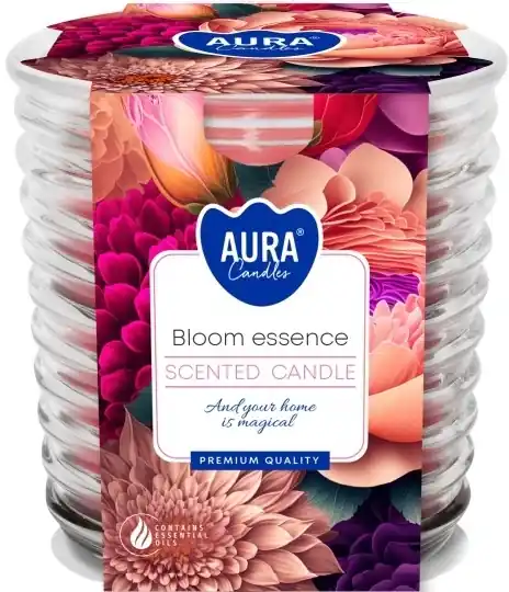 Flower Essence Scented Candle in Glass - Bath and Body