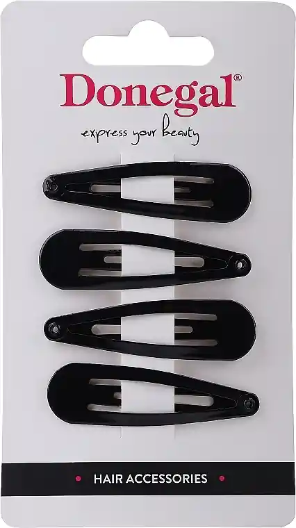 Hair Clips, FA-5628+1, black