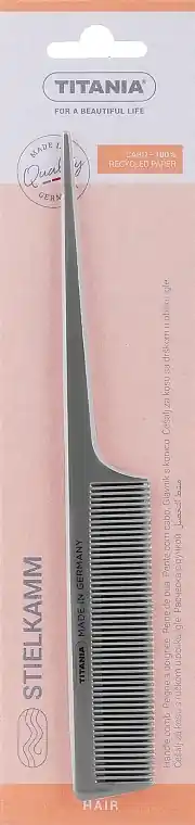 Comb with Plastic Handle 20.5cm, grey - Accessories