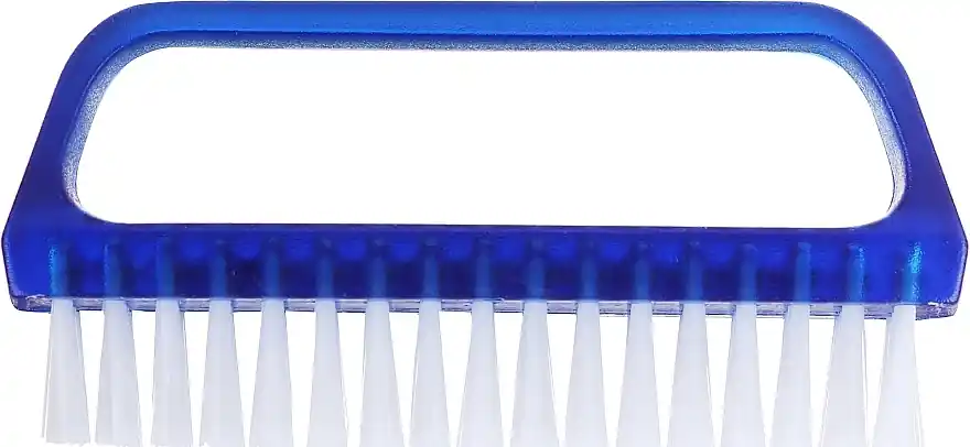 Hand & Nail Brush with Large Handle, blue - Accessories