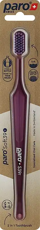 Toothbrush S39, burgundy - Bath and Body