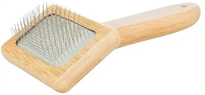 Soft bamboo brush with wire bristles, 7x16 cm - Trixie