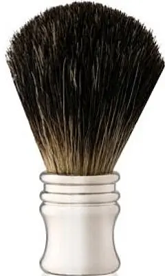 Badger Hair Shaving Brush, metal handle - Men