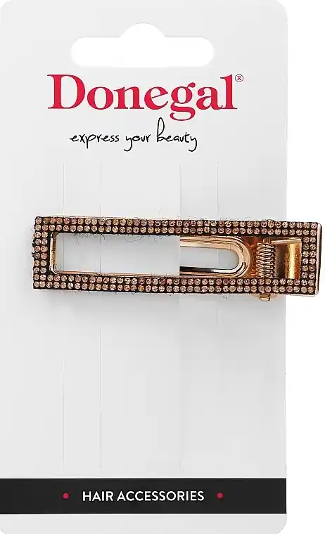 Hair Clip, FA-5713+1, black-gold
