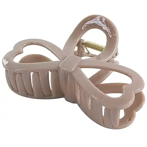 Hair Clip 'Crab', Brown Bow - Accessories