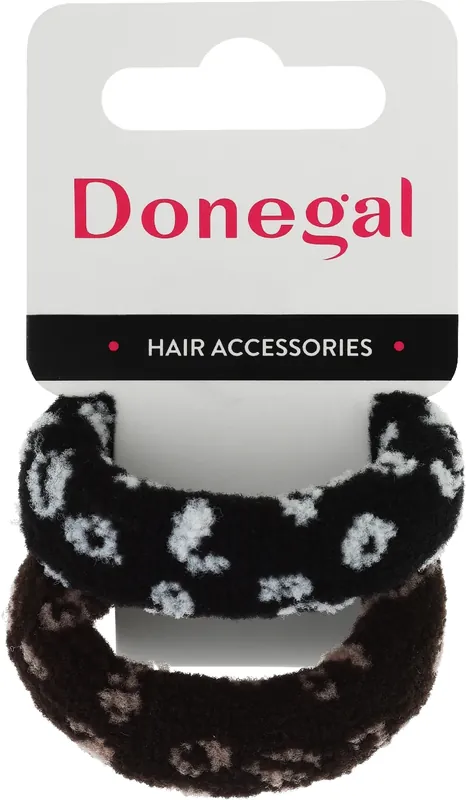 Hair Ties FA-5717, black + brown 2