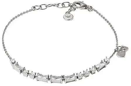 Silver Bracelet with Zircons - Costume jewelry