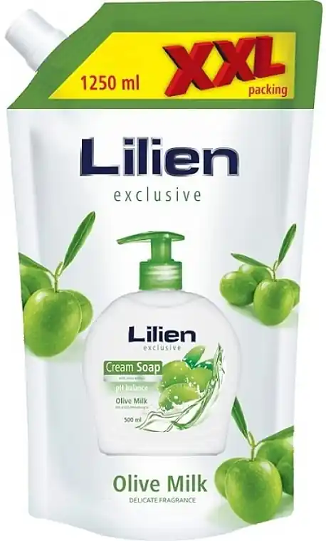 Liquid Cream Soap 'Olive Milk' (stand-up pouch)