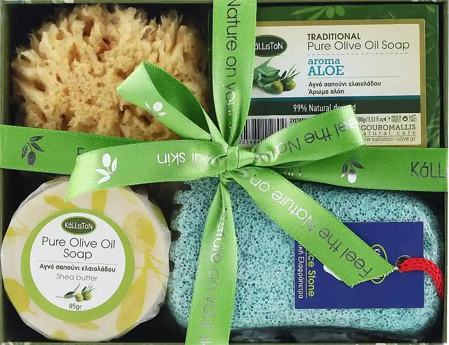 Soap Set with Aloe Scent - Bath and Body