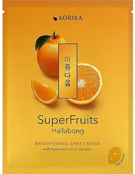 Hallabon Citrus Brightening Sheet Mask - Skin Care Products
