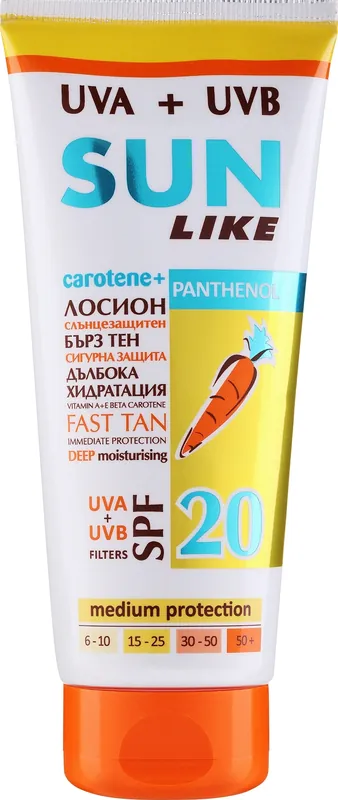 Panthenol Body Sun Lotion - Bath and Body