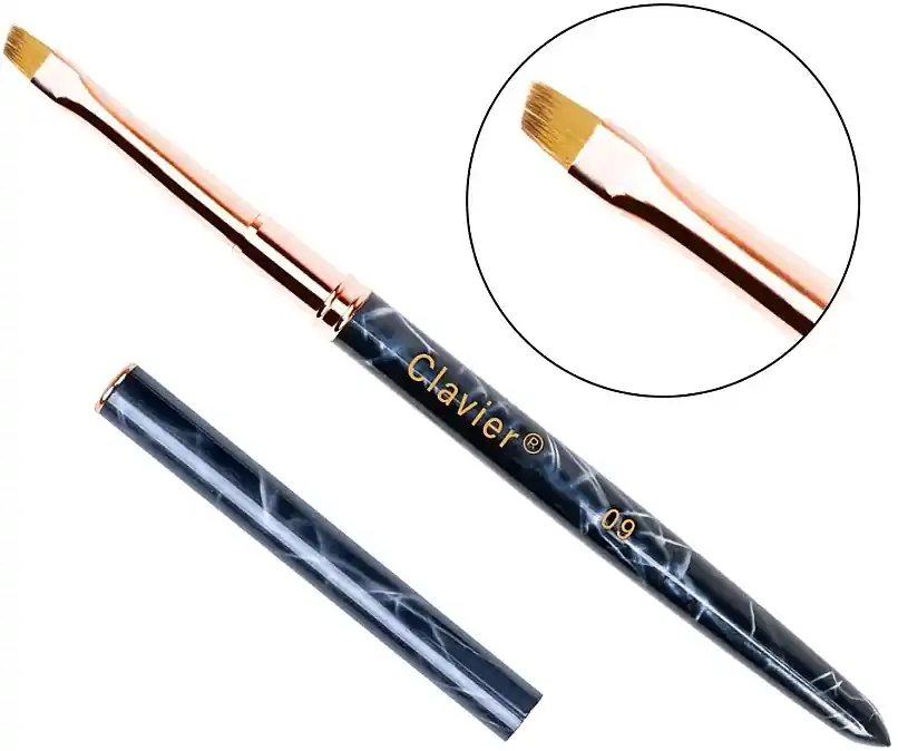 Slanted Nail Brush 09, 7 mm - Accessories