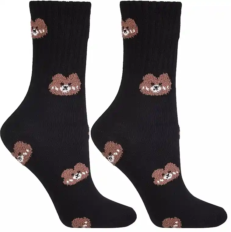 Long Women's Socks, CSL450-047, Black