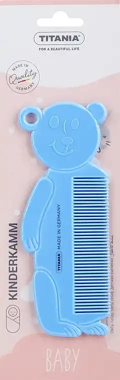 Baby Comb 'Bear', light blue - Accessories