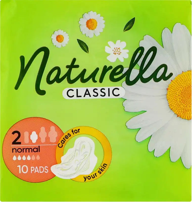 Sanitary Pads with Wings, 10 pcs - Bath and Body
