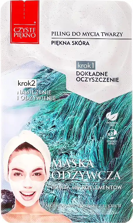 Face Mask "Peeling + Nourishing Mask" - Skin Care Products