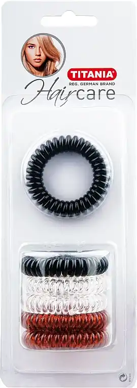 Anti Ziep Hair Tie Set, multicolor, 6 pcs - Accessories