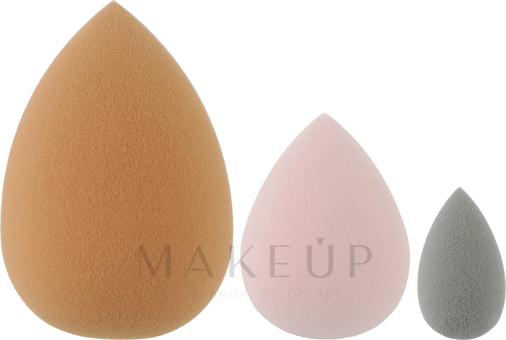 Makeup Sponges, 3 pcs - Accessories