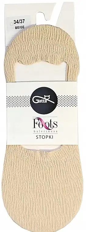 No Show Socks, W54, beige - Clothes