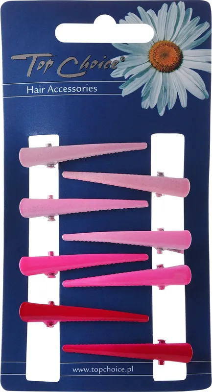 Hair Claws, 24955, pink and red - Accessories