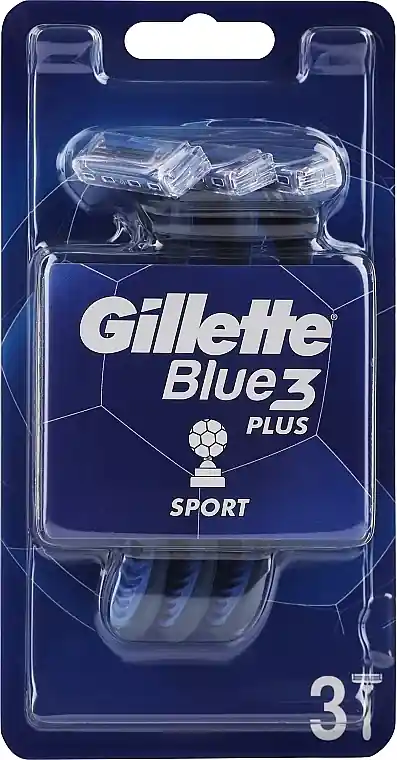 Disposable Razors, 3 pcs, black and blue - Men
