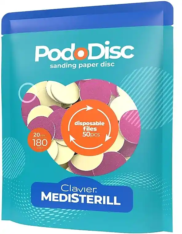 Replaceable Polishing Discs for Pedicure M 180/20 mm, 50 pcs. - Accessories