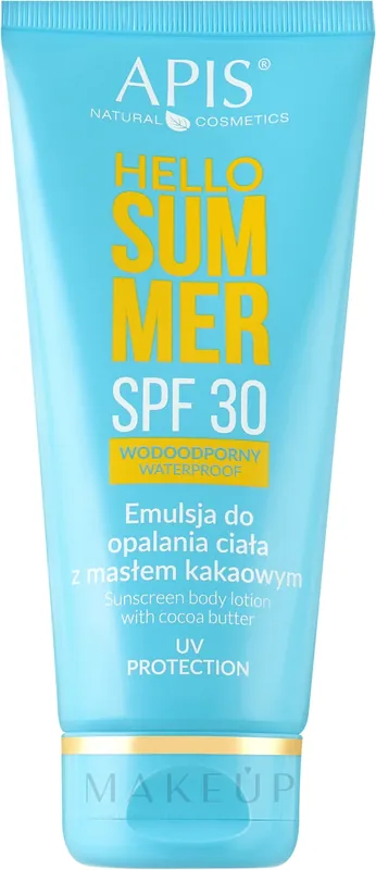 Tanning Body Lotion with Cocoa Butter SPF30 - Bath and Body