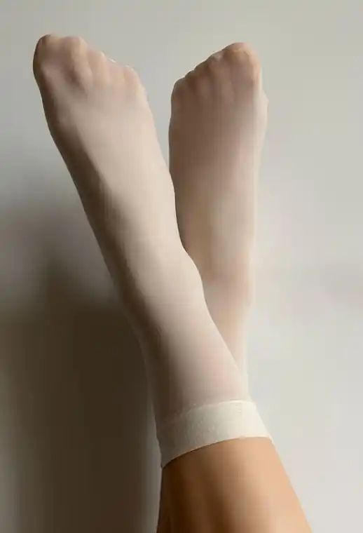 Knee Socks 'Katrin', 40 Den, panna - Clothes